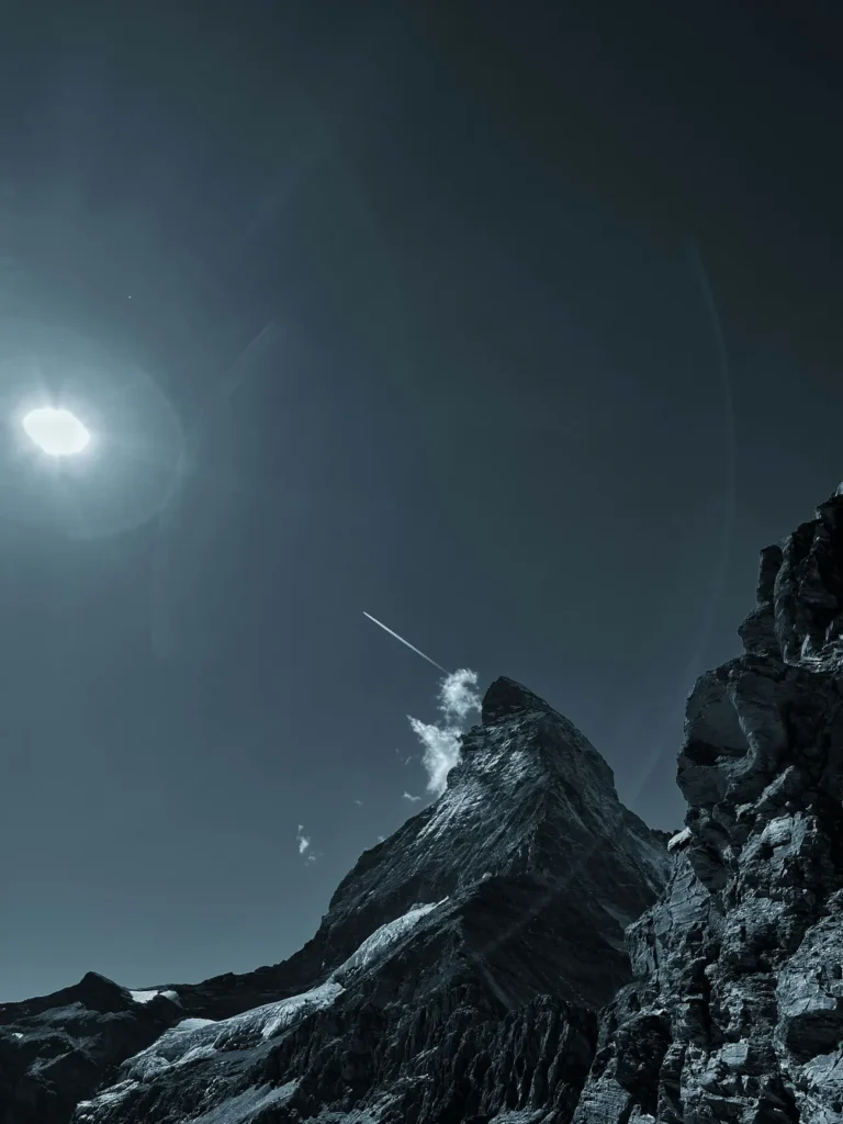 Matterhorn nocą