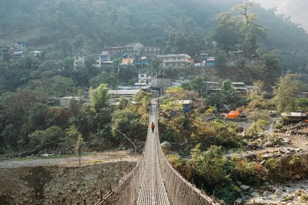 Manaslu miasteczko